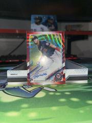 Luis Garcia [Red] #RA-LG Baseball Cards 2021 Topps Chrome Sapphire Rookie Autographs Prices