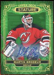 Martin Brodeur [Green Autograph ] #10 Hockey Cards 2022 Upper Deck Stature Prices