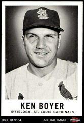 Ken Boyer [Large Portrait] #12 Baseball Cards 1960 Leaf Prices