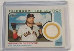 Brandon Crawford #CC-BC Baseball Cards 2022 Topps Heritage Clubhouse Collection Relics Prices