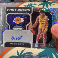 Max Christie #FBR-MCL Basketball Cards 2022 Panini Prizm Fast Break Rookie Autographs Prices