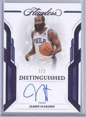 James Harden [Amethyst] #14 Basketball Cards 2022 Panini Flawless Distinguished Auto Prices