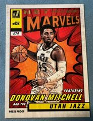 Donovan Mitchell [Gold] #3 Basketball Cards 2021 Panini Donruss Net Marvels Prices