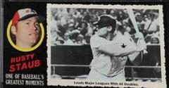 Rusty Staub #35 Baseball Cards 1971 Topps Greatest Moments Prices