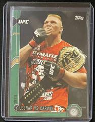 Lesnar vs Carwin [Green] #103 Ufc Cards 2015 Topps UFC Chronicles Prices