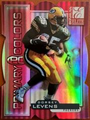 Dorsey Levens [Red Die Cut] #3 Football Cards 1999 Panini Donruss Elite Primary Colors Prices