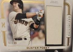 Buster Posey Baseball Cards 2023 Topps Definitive Jumbo Relic Collection Prices