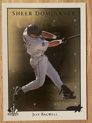 Jeff Bagwell [Gold] #SD38 Baseball Cards 1998 SP Authentic Sheer Dominance Prices