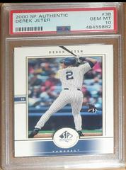 Derek Jeter #38 Baseball Cards 2000 SP Authentic Prices