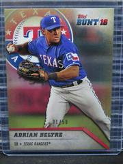 Adrian Beltre [Topaz] #64 Baseball Cards 2016 Topps Bunt Prices
