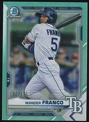 Wander Franco [Aqua Refractor] #BCP-57 Baseball Cards 2021 Bowman Chrome Prospects Prices