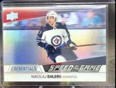 Nikolaj Ehlers #SG10 Hockey Cards 2021 Upper Deck Credentials Speed of the Game Prices