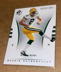 Mason Crosby Football Cards 2007 SP Authentic Prices