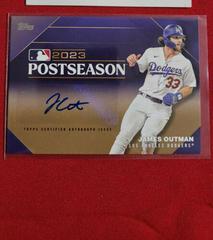 James Outman [Gold] Baseball Cards 2024 Topps Postseason Performance Autograph Prices