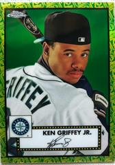 Ken Griffey Jr. [Green Yellow] #493 Baseball Cards 2021 Topps Chrome Platinum Anniversary Prices