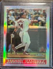Manny Ramirez [Refractor] #125 Baseball Cards 1998 Topps Chrome Prices