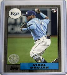 Vidal Brujan [Black] #T87-10 Baseball Cards 2022 Topps 1987 Prices