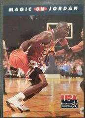 Magic on Jordan Basketball Cards 1992 Skybox USA Prices