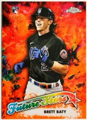 Brett Baty [Orange] #FS-13 Baseball Cards 2023 Topps Chrome Future Stars Prices