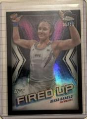 Alexa Grasso [Black Refractor] #FDP-3 Ufc Cards 2024 Topps Chrome UFC Fired Up Prices