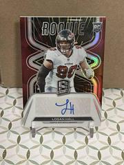 Logan Hall [Hyper] Football Cards 2022 Panini Spectra Rookie Autographs Prices