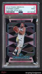 Stephen Curry [Red] #3 Basketball Cards 2019 Panini Obsidian Prices