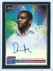 Damon Stoudamire [Black Refractor] #FA-DST Basketball Cards 2021 Topps Finest Autographs Prices