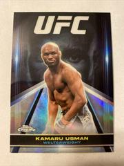 Kamaru Usman [Refractor] #SUG-14 Ufc Cards 2024 Topps Chrome UFC Supergiant Prices