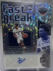 Herbert Jones #FB-HJN Basketball Cards 2021 Panini Donruss Optic Fast Break Signatures Prices