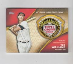 Ted Williams #CA-TW Baseball Cards 2023 Topps Crowning Achievements Commemorative Patch Prices