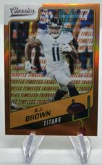 A. J. Brown [Timeless Tributes Orange] #4 Football Cards 2021 Panini Classics Prices