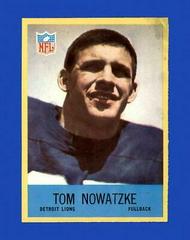 Tom Nowatzke Football Cards 1967 Philadelphia Prices