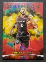 Damian Lillard [Gold] #8 Basketball Cards 2021 Panini Origins Prices