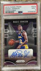 Magic Johnson #MJN Basketball Cards 2019 Panini Prizm Signatures Prices
