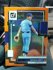 George Brett [Holo Orange] Baseball Cards 2022 Panini Donruss Prices