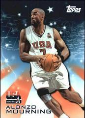 Alonzo Mourning Basketball Cards 2000 Topps Team USA Basketball Prices