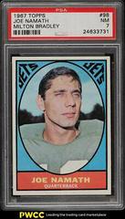 Joe Namath #98 Football Cards 1967 Topps Milton Bradley Prices