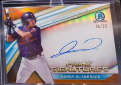 Danny De Andrade [Orange] Baseball Cards 2022 Bowman Chrome Prime Signatures Prices