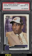 Amare Stoudemire #208 Basketball Cards 2002 Upper Deck MVP Prices