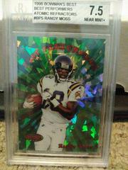 Randy Moss [Atomic Refractor] Football Cards 1998 Bowman's Best Performers Prices