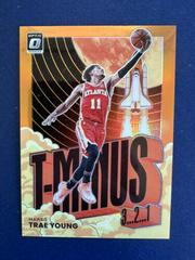 Trae Young [Orange] Basketball Cards 2021 Panini Donruss Optic T Minus 3 2 1 Prices