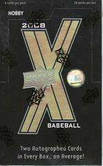 Hobby Box Baseball Cards 2008 Upper Deck X Prices