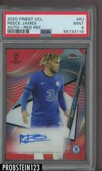 Reece James [Red Refractor] #FA-RJ Soccer Cards 2020 Topps Finest UEFA Champions League Autographs Prices