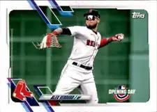 Alex Verdugo #91 Baseball Cards 2021 Topps Opening Day Prices