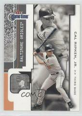 Cal Ripken Jr. Baseball Cards 2001 Fleer Game Time Prices