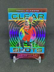 Damian Lillard [Sapphire] #2 Basketball Cards 2020 Panini Illusions Clear Shots Prices