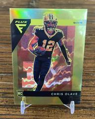 Chris Olave [Gold] #FX-7 Football Cards 2022 Panini Chronicles Flux Rookies Prices