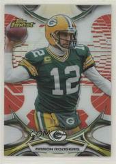 Aaron Rodgers [Red Refractor] #1 Football Cards 2015 Topps Finest Prices