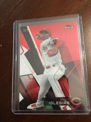 Raisel Iglesias [Red Refractor] #52 Baseball Cards 2018 Topps Finest Prices