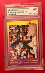 Cal Ripken Jr. [Honors & Awards 1] #52 Baseball Cards 1991 Star Nova Edition Prices
